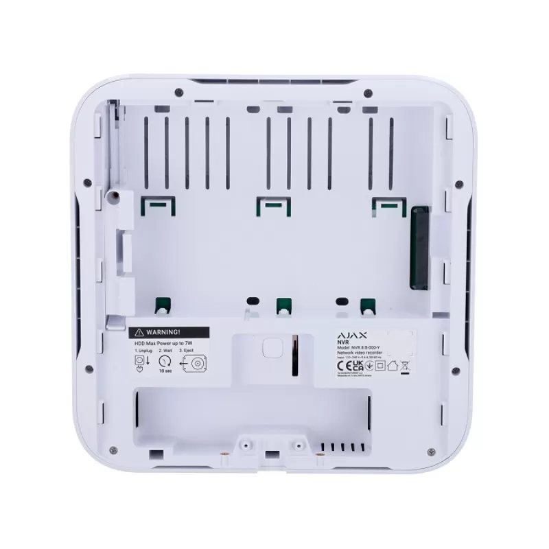 NVR CU 8 CANALE, ALB, 110-240 VAC - imagine 2