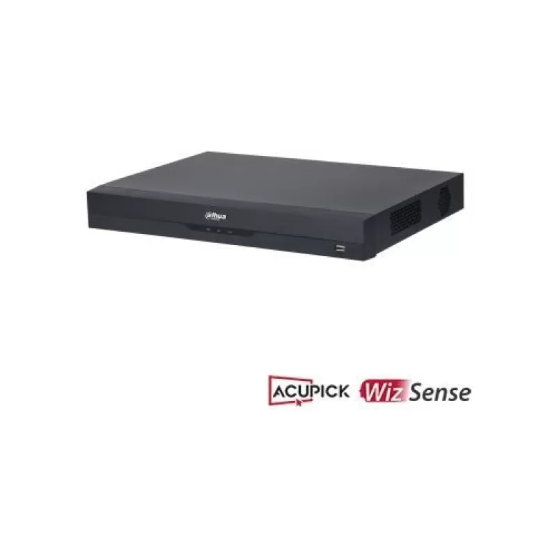 NVR Dahua NVR5232-EI AI WizSense 32 canale, max. 384 Mbps, 2HDD, 1U, Security baseline 2.3