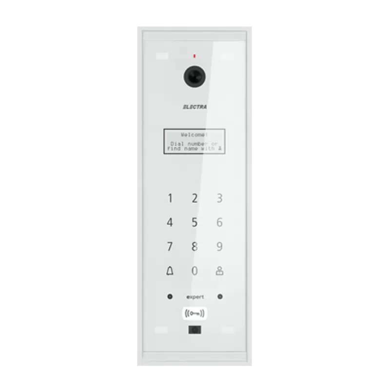 Panou exterior video EXPERT pentru BLOCURI - 255 de Familii, G3 - ELECTRA VPM.0BS03.ELWE5