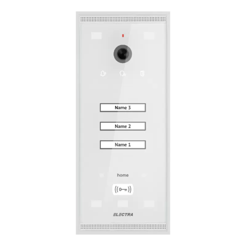 Panou exterior video Home pentru 3 Familii - SMART, G3 - ELECTRA VPM.03S03.ELWH4