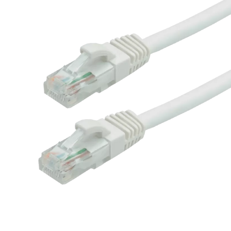 Patch cord Gigabit UTP cat6, LSZH, 0.25m, alb - ASYTECH Networking TSY-PC-UTP6-025M-W