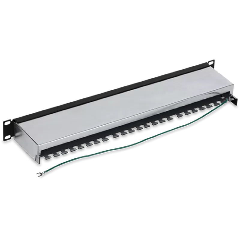 Patch Panel 24 porturi RJ45, Cat6a, Ecranat, 1U - TRENDnet TC-P24C6AS - imagine 3