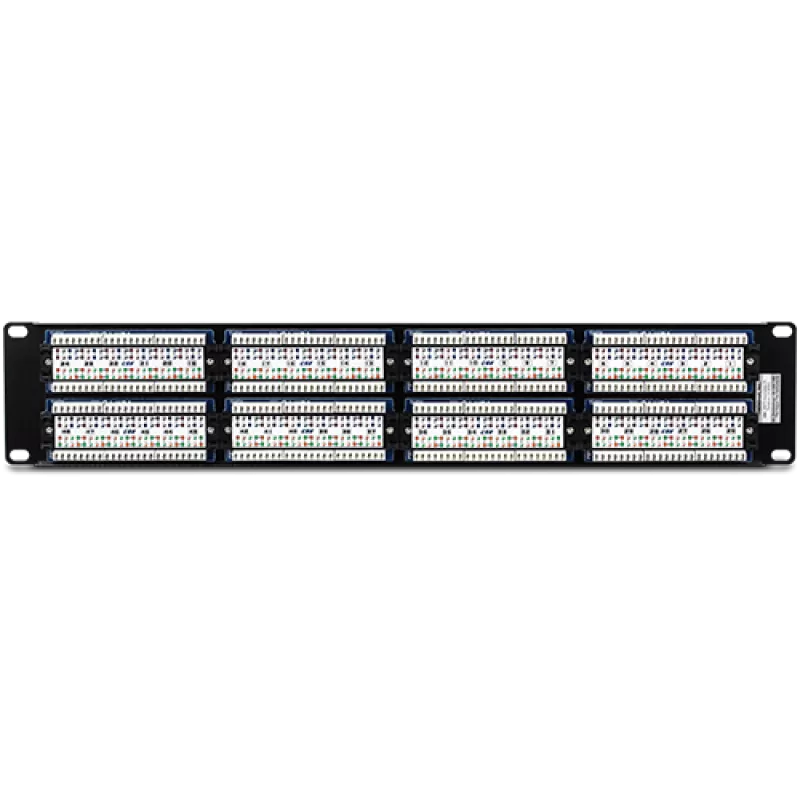 Patch Panel 48 porturi RJ45 UTP 19', Cat5/5e - TRENDnet TC-P48C5E - imagine 1