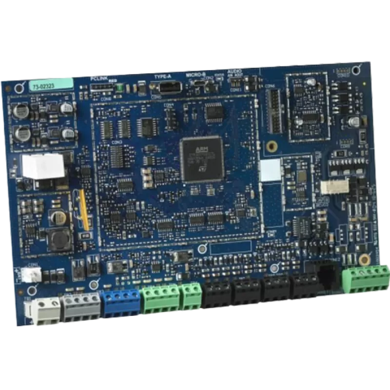 Placa centrala SERIA PRO, 8 zone extensibila la 128 zone fir/radio, 8 partitii - DSC HS3128PCBEN