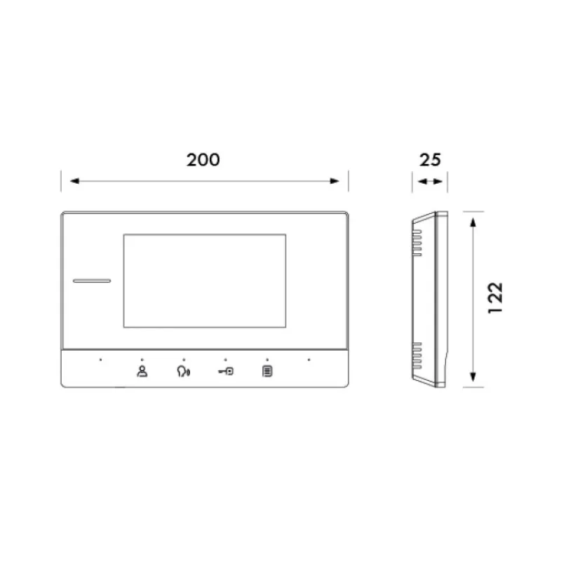 POST DE INTERIOR 5" HANDS-FREE 220VAC - imagine 1