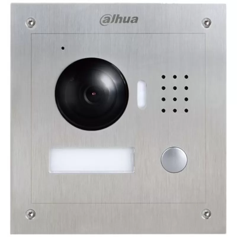 Post exterior videointerfon Dahua VTO2000A, Camera HD 1.3MP, 1 buton acces, IP54, IK07