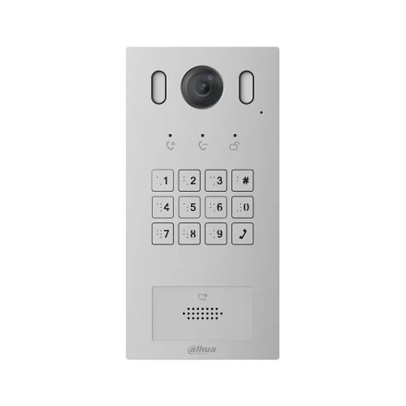 Post exterior videointerfon Dahua VTO3221E-P, Tastatura, Camera 2MP, Cititor, IP65, IK08