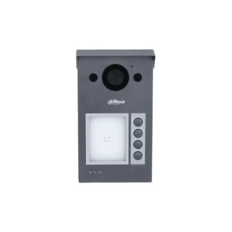 Post exterior videointerfon Dahua VTO3312Q-P IP, 4 familii, 2 MP, aparent, PoE