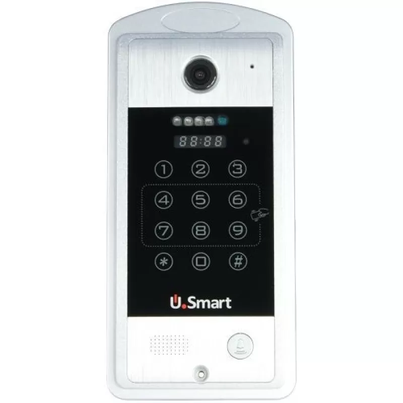 Post exterior videointerfon U.Smart VDPIP01, Deblocare prin ID card si parola