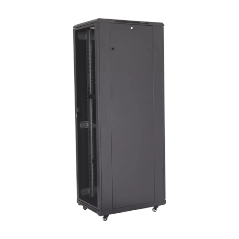 Rack podea 37U 19' 600x600, capacitate incarcare 500 Kg, negru - ASYTECH Networking ASY-37U-6060E - imagine 3