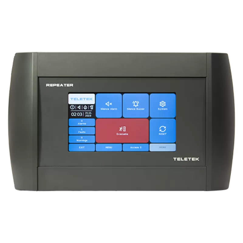 Repetor cu display TFT 7' touch screen pentru centrale IRIS/SIMPO - Teletek RepeaterTFTIRIS/SIMPO - imagine 1
