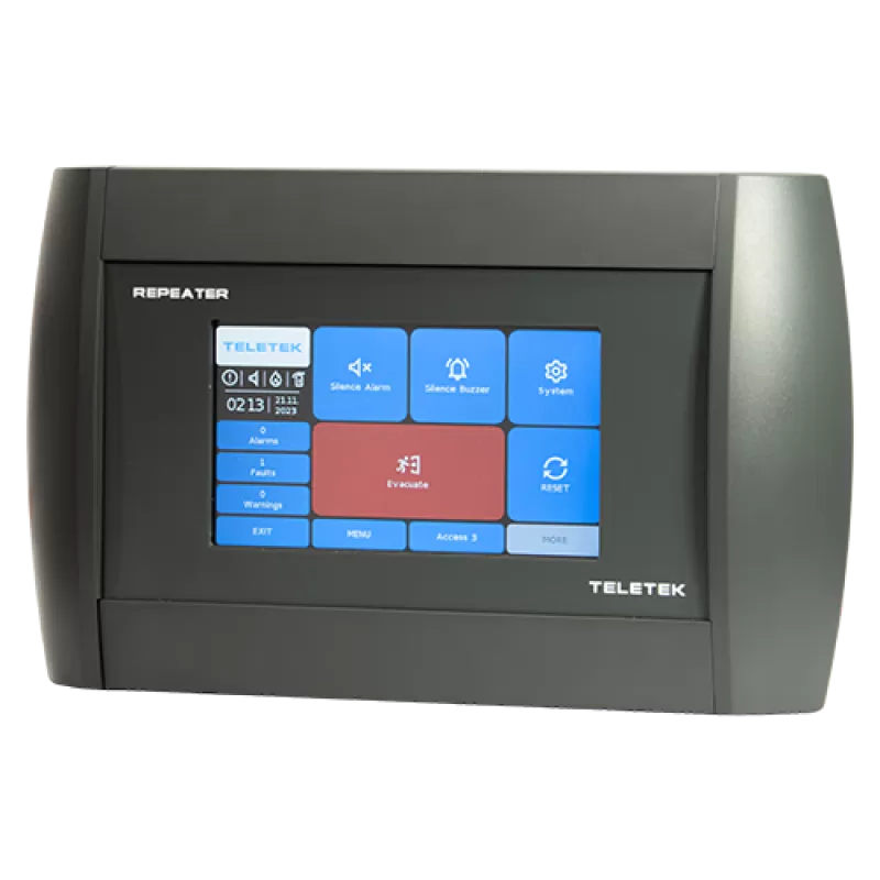 Repetor cu display TFT 7' touch screen pentru centrale IRIS/SIMPO - Teletek RepeaterTFTIRIS/SIMPO - imagine 2