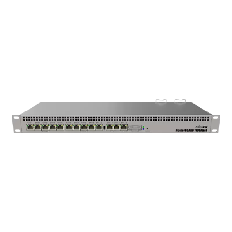 Router 13 x Gigabit, RouterOS L6, 1U, Dual PSU - MikroTik RB1100x4