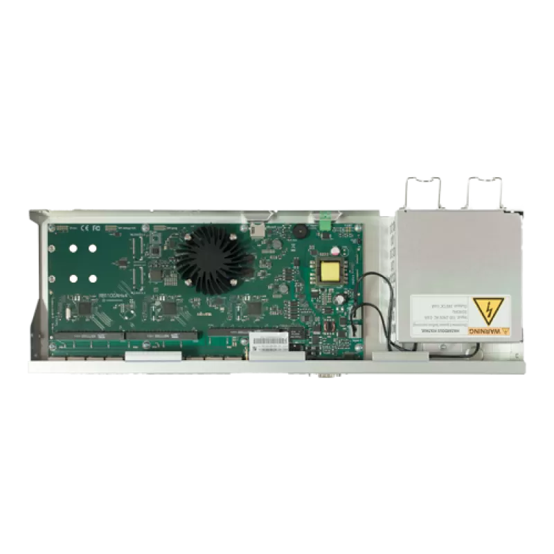 Router 13 x Gigabit, RouterOS L6, 1U, Dual PSU - MikroTik RB1100x4 - imagine 2