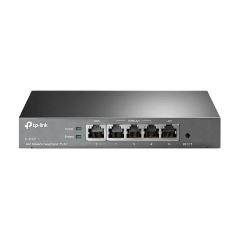 Router 5 porturi RJ45 Gigabit, Load Balancing - TP-Link Omada TL-R470T+
