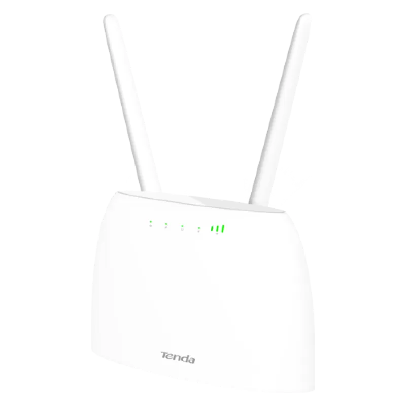 Router LTE 4G Wireless 2 x 10/100 Mbps, SIM, 802.11 b/g/n 2.4Ghz, 300Mbps - TENDA TND-4G06C - imagine 1