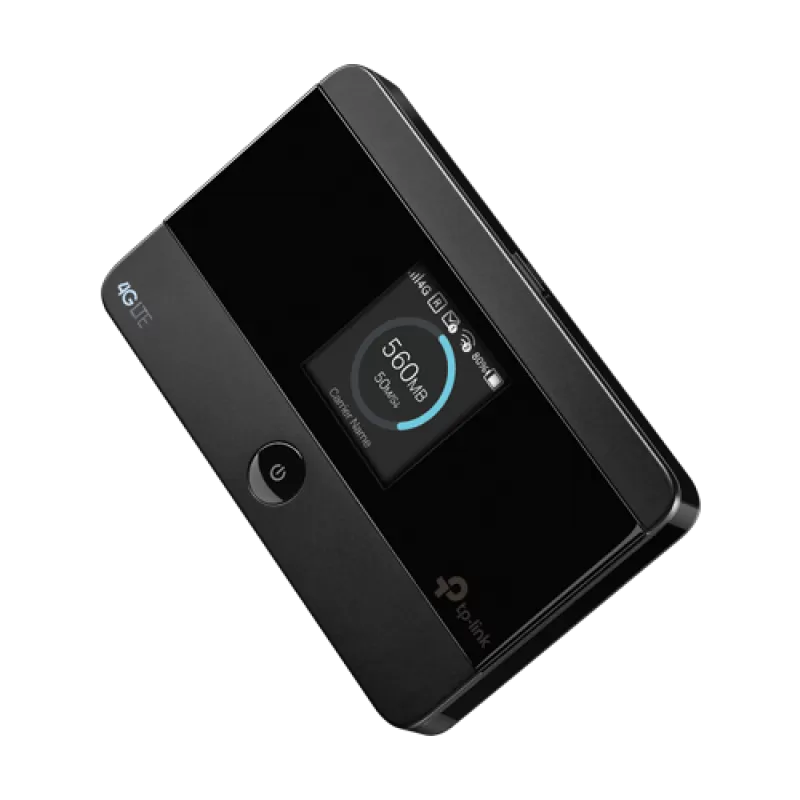 Router portabil 4G, Wi-Fi 4, Nano SIM, microSD, Baterie 2100 mAh - TP-Link M7350