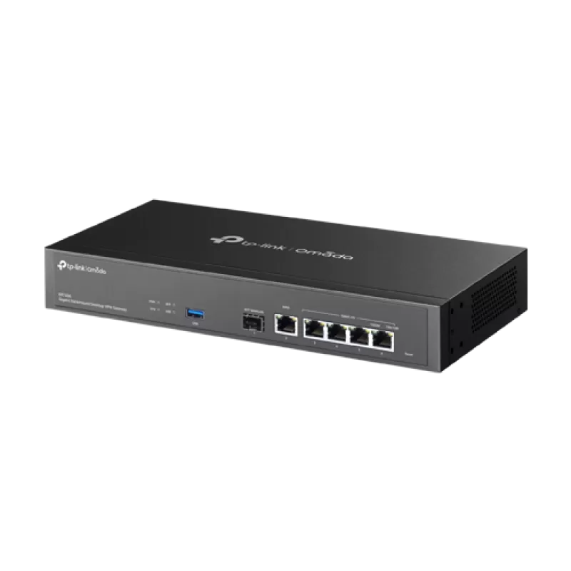 Router VPN, 1 x SFP Gigabit, 5 x RJ45 Gigabit, 1 x USB, 1U - TP-Link Omada ER7406 - imagine 2