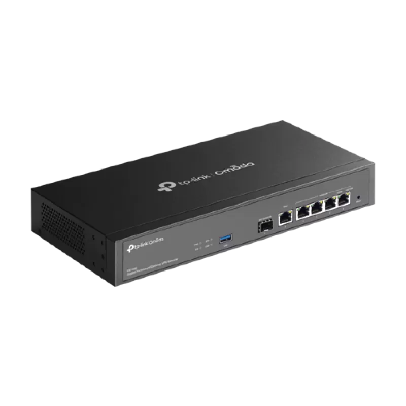 Router VPN, 1 x SFP Gigabit, 5 x RJ45 Gigabit, 1 x USB, 1U - TP-Link Omada ER7406 - imagine 3