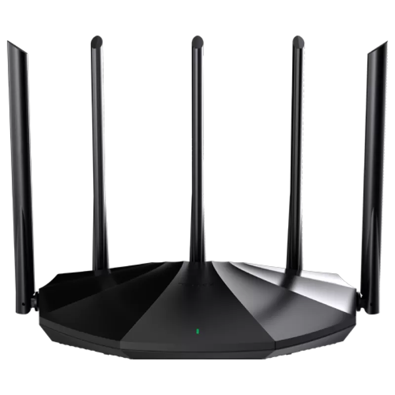 Router Wi-Fi 6, DualBand 2.4Ghz/5GHz, 300+1201Mbps, 5x6dBi, 4 porturi Gigabit - TENDA TND-TX2-PRO - imagine 1