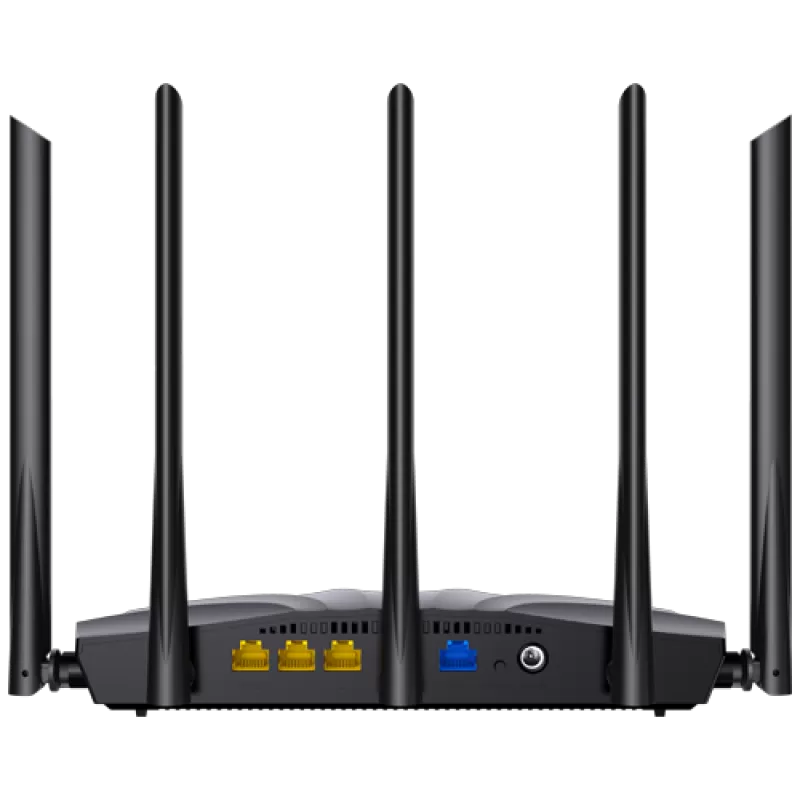 Router Wi-Fi 6, DualBand 2.4Ghz/5GHz, 300+1201Mbps, 5x6dBi, 4 porturi Gigabit - TENDA TND-TX2-PRO - imagine 3