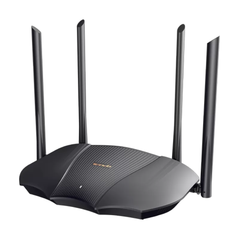 Router Wi-Fi 6, DualBand 2.4Ghz/5GHz, 574+2402Mbps, 4x6dBi, 3 porturi Gigabit - TENDA TND-TX12