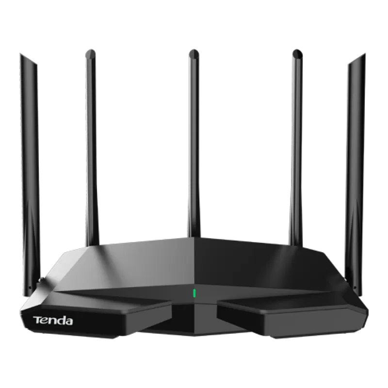 Router Wi-Fi 6e, AX5700 TriBand 2.4/5GHz/6GHz, 861+2402+2402 Mbps, 5x6dBi, 4 x Gigabit - TENDA TND-RX27-PRO - imagine 1