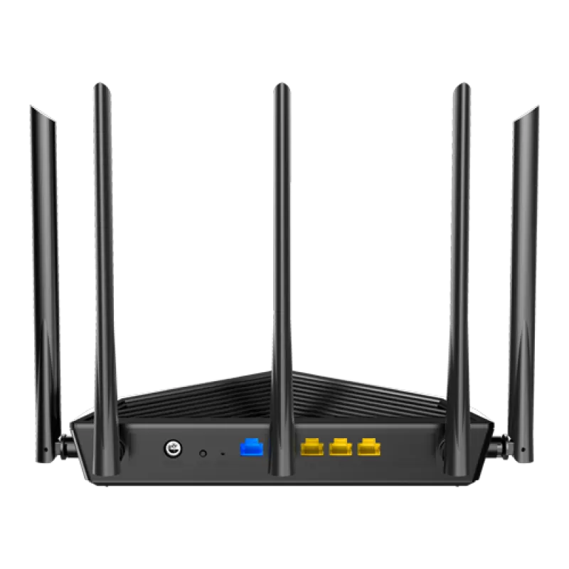 Router Wi-Fi 6e, AX5700 TriBand 2.4/5GHz/6GHz, 861+2402+2402 Mbps, 5x6dBi, 4 x Gigabit - TENDA TND-RX27-PRO - imagine 2