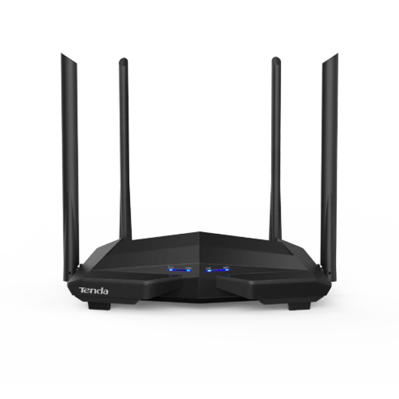 Router WiFi 5, DualBand 2.4/5GHz, 300+867Mbps, 4x6dBi, 4 porturi Gigabit - TENDA TND-AC10-V30 - imagine 1