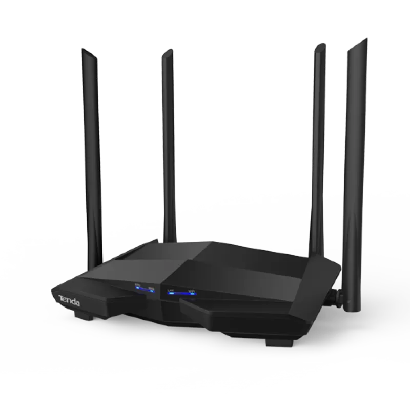 Router WiFi 5, DualBand 2.4/5GHz, 300+867Mbps, 4x6dBi, 4 porturi Gigabit - TENDA TND-AC10-V30 - imagine 2