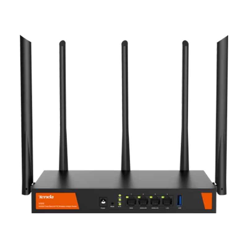 Router business, multi-WAN, WiFi 6, Dual Band, AX3000, 200 utilizatori, Management - TENDA TND-W30E - imagine 2