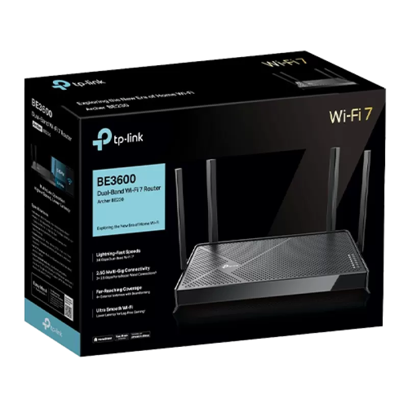 Router Wireless TP-Link Archer BE230, BE3600, Dual-Band, Wi-Fi 7 ArcherBE230 - imagine 3