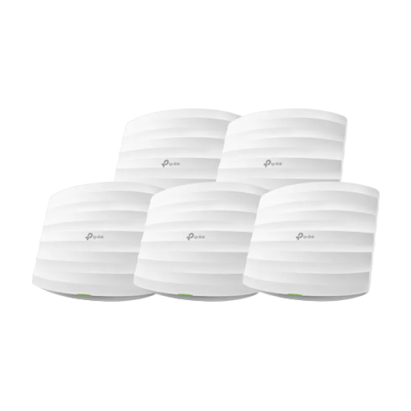 Set 5 x Access Point Wi-Fi 5, AC1750 Dual-Band, 3.5/4 dBi, 2 x RJ45 Gigabit, PoE - TP-Link Omada EAP245(5-pack)
