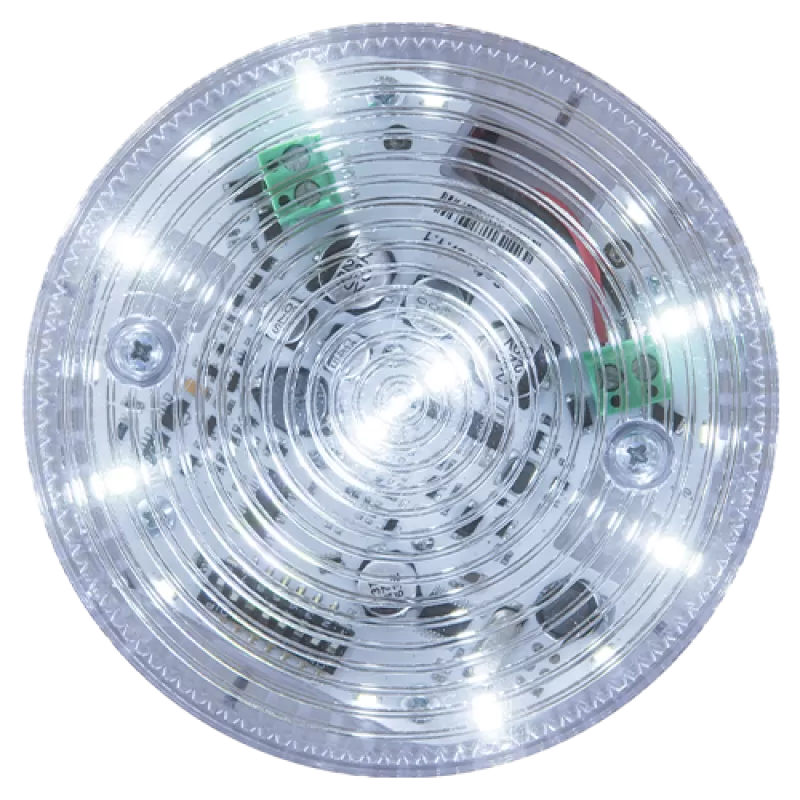 Sirena conventionala de interior alba cu flash, 92/100 db, 2 tonuri evacuare/alarma - TELETEK SF100WSST - imagine 1