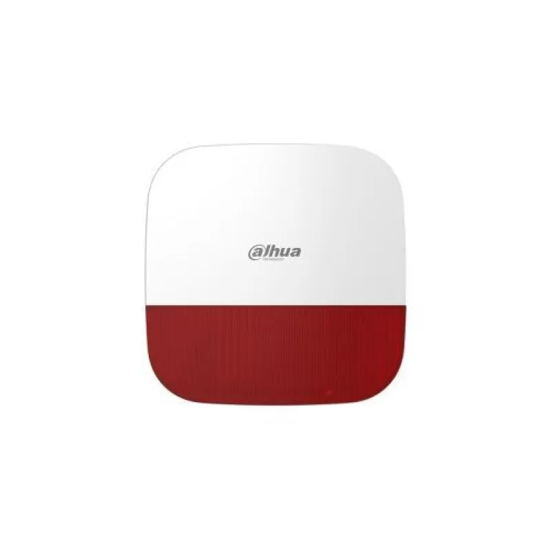 Sirena Dahua ARA13-W2(868)(Red) Sirena wireless cu flash exterior, 110 dB, 868 MHz, RF 1200 m