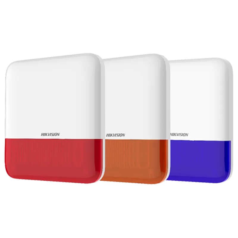 Sirena wireless AX PRO de exterior cu flash, led albastru, 868Mhz - HIKVISION DS-PS1-E-WE-B - imagine 1