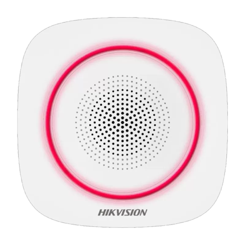 Sirena wireless AX PRO de interior cu led rosu, 868Mhz - HIKVISION DS-PS1-I-WE-R