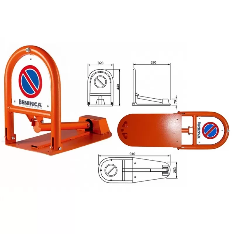 SISTEM MANUAL PENTRU BLOCARE LOC DE PARCARE