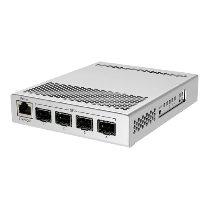 Smart Switch, 1 x Gigabit, 4 x SFP+ 10Gbps - Mikrotik CRS305-1G-4S+IN