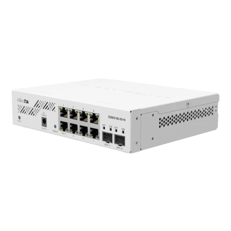 Smart Switch, 8 x Gigabit, 2 x SFP+ 10Gbps - Mikrotik CSS610-8G-2S+IN - imagine 1