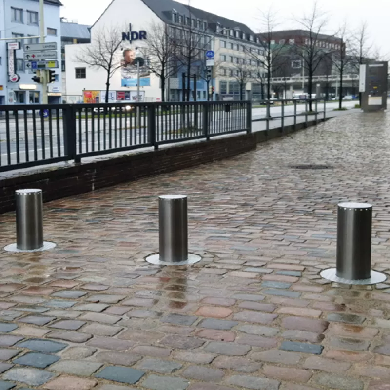 Stalp fix restrictionare acces auto 785 mm - MOTORLINE MPIE5-800 - imagine 1