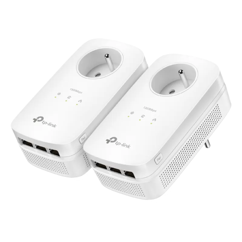 Starter kit Powerline TP-LINK TL-PA8010PKIT AV1300/AV2000 3 Passthrough - TP-LINK TL-PA8030PKIT