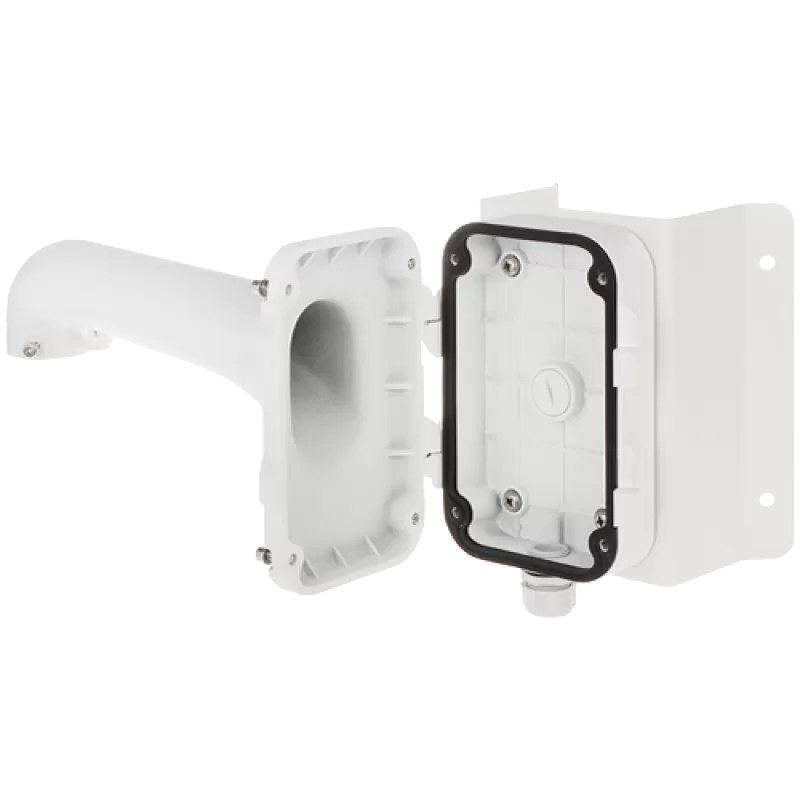 Suport de colt cu doza inclusa pentru camerele PTZ Hikvision DS-1604ZJ-Corner - imagine 2