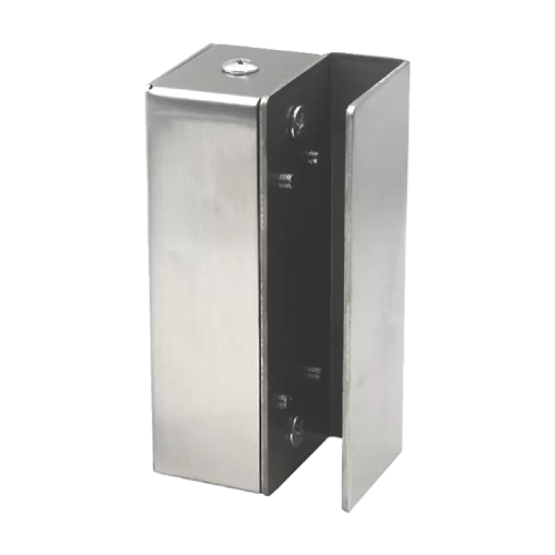 Suport din otel inox pt. montaj bolt CSL-39/40 in podea la usi din sticla CSL-U - imagine 1