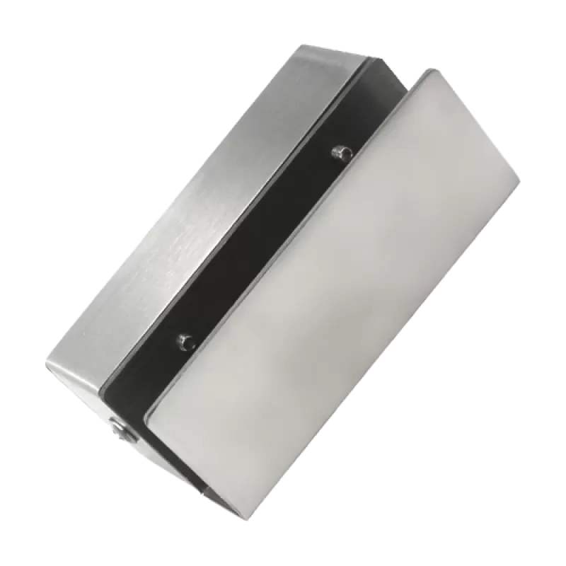 Suport din otel inox pt. montaj bolt CSL-39/40 in podea la usi din sticla CSL-U - imagine 3