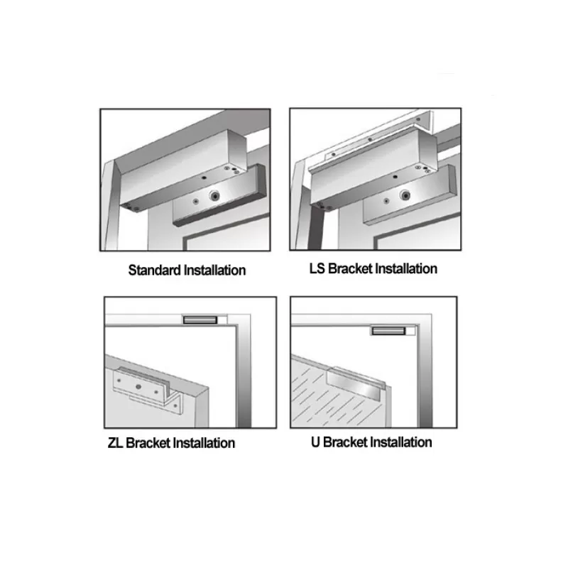 SUPORT L PENTRU ELECTROMAGNET 180KG - imagine 1