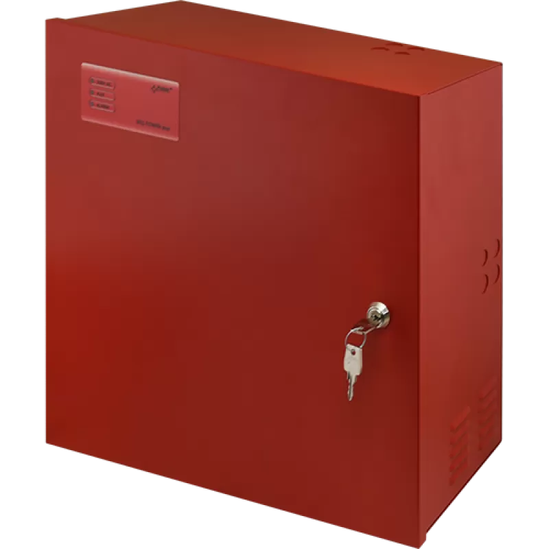 Sursa de alimentare EN 54-4, 27.6V/3.2A, cutie metalica cu loc acumulatori 2x40Ah/12V - PULSAR EN54C-5A40 - imagine 1