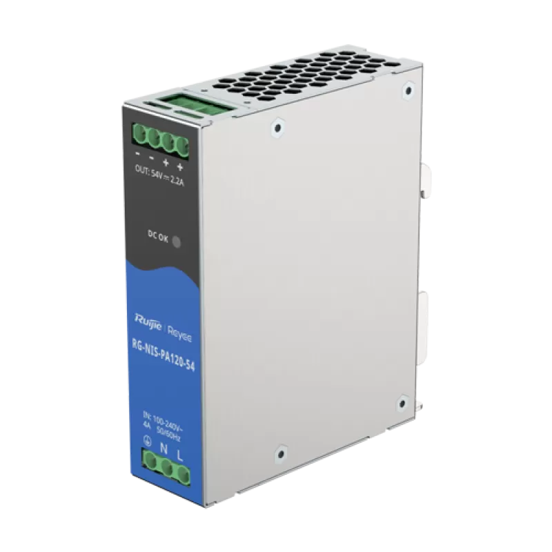 Sursa de alimentare in comutatie, 54V/2.2A, 120W, sina DIN - Ruijie Reyee RG-NIS-PA120-54