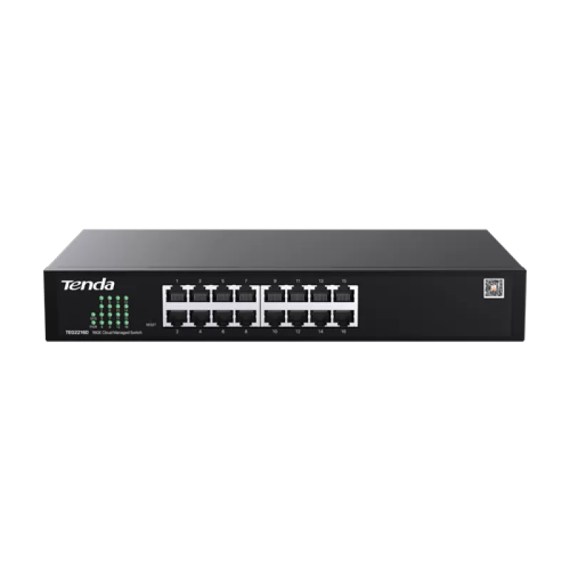 Switch 16 porturi RJ45 Gigabit, Management, 1U - TENDA TND-TEG2216D