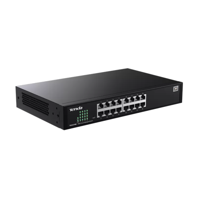 Switch 16 porturi RJ45 Gigabit, Management, 1U - TENDA TND-TEG2216D - imagine 1